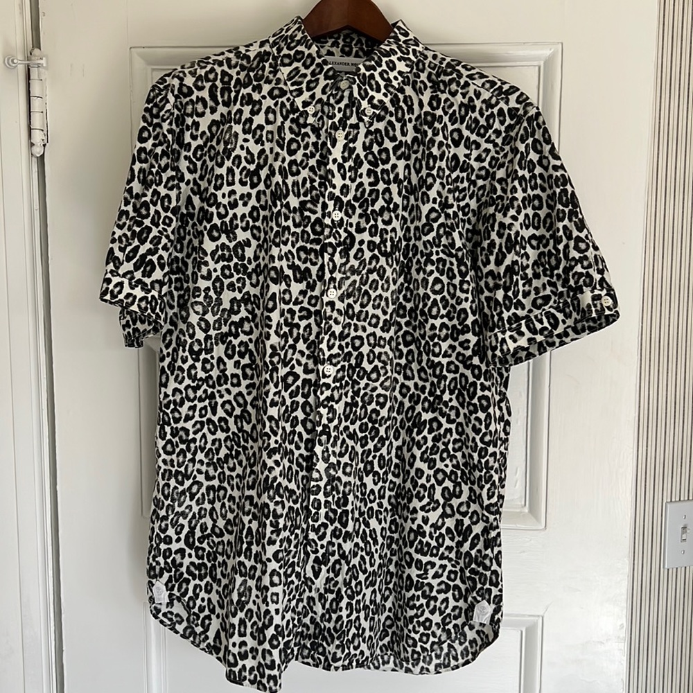 McQueen Leopard Shirt ; Alexander McQueen